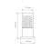 Elektrostandard Light Garden-Park, 60W, E27, IP54, based on., Techno 1508 black