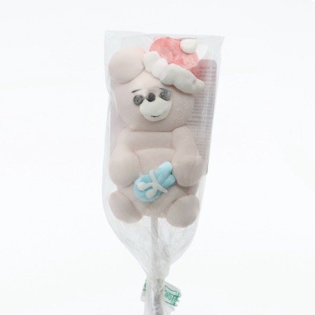 Marshmallow on the stick "Bear with a scarf", 20 g-3