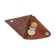 Case for Coins F-63, button, brown, dark, bullet-up