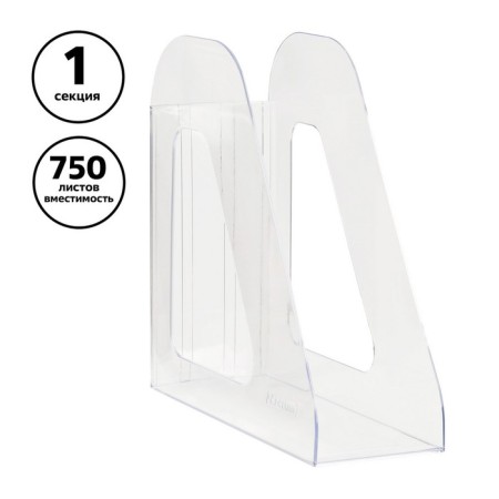 Paper tray Vertical Istanm "Favorite", transparent, width 90mm-1