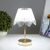 Table lamp sensory "Gina" LED 10W batter gold 16x16x28 cm