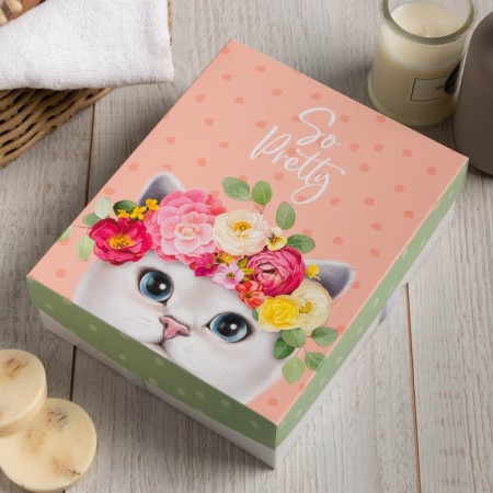 Set of terry napkins "SO Pretty" 30x30 cm -5pcs, 100% HL, 340g/m2-3