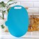 A set of cutting boards, 4 pcs, 30 × 22 × 7 cm, size 1 board 29 × 19.5 cm, oval, with markers, on a stand