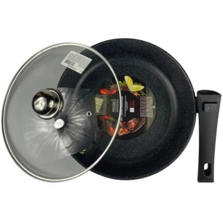 The pan-deep panIro chief infection, induction, removable handle Soft-Touch, with a lid, d = 26 cm-4