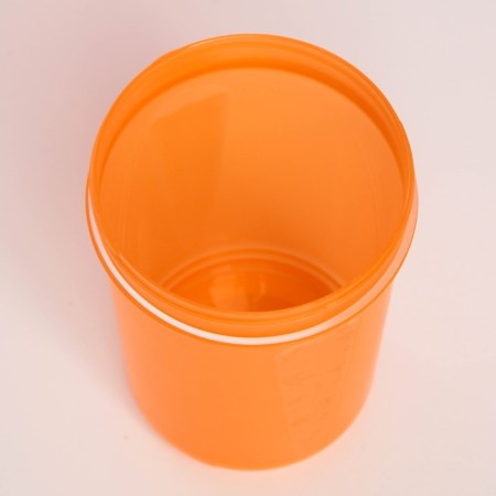 Sports shaker with a bowl for protein, ORNANNAZH-pink, 500 ml-4