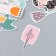 Stickers for creativity "Forest Beasts" set of 50 pcs 7x4 cm