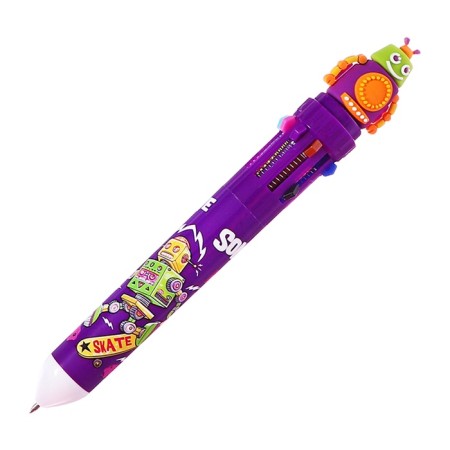 Automatic ballpoint handle, 10 color, barcode on a piece, mix robot/machine-2