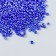 Beads "Astra" 11/0, 20 g (108 blue/transparent, glossy)