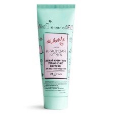 Light cream gel face and skin around the eyes of BitEx Likeme “Moisturization and Shine”, 50 ml