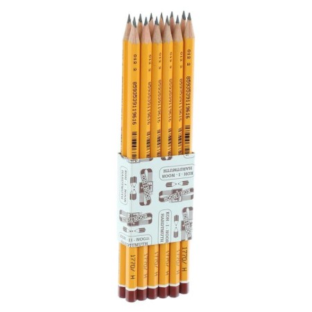Chernographic pencil Koh-I-Noor 1770 H Black Sun, faceted-2