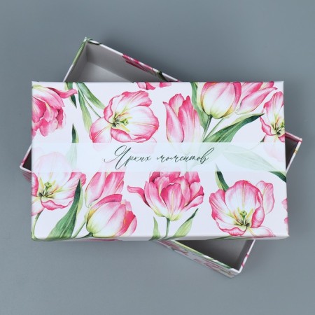 Set of boxes 10 in 1, gift packaging, “Flower garden”, 12 x 7 x 4 - 32.5 x 20 x 12.5 cm-3