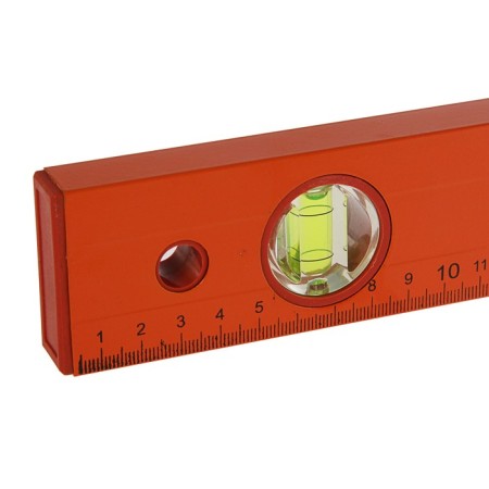 SPARTA level, 120 cm, aluminum, 3 eyes, orange, ruler-1
