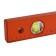 SPARTA level, 120 cm, aluminum, 3 eyes, orange, ruler