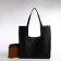 Women's bag-bag on a magnet, cosmetic bag, black color