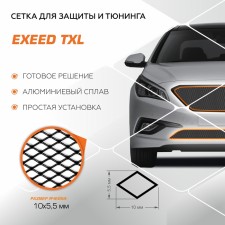 Automax radiator protective grid for exed txl i restyling 2021-n., With fasteners