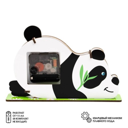 Table hours, series: children's, "panda"-1