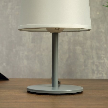 Table lamp 58081/1 1x40W E27 Gray 13x13x25 cm Risalux-3