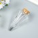 Decor for creativity glass "A bottle with a traffic jam - a cone" 100 ml 11x5.4x5.4 cm