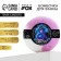 A bomb for a bath with a prediction inside, 130 g, berry aroma, Beauty Fooch