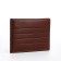 Male purse without fastening, for bills, for cards, brown color