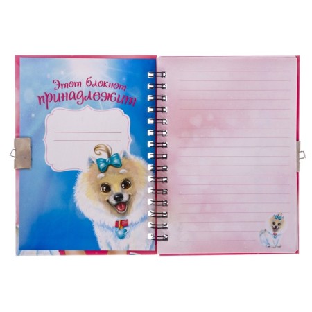 Notebook on the lock "My Personal Diary" A6, 50 sheets.-2