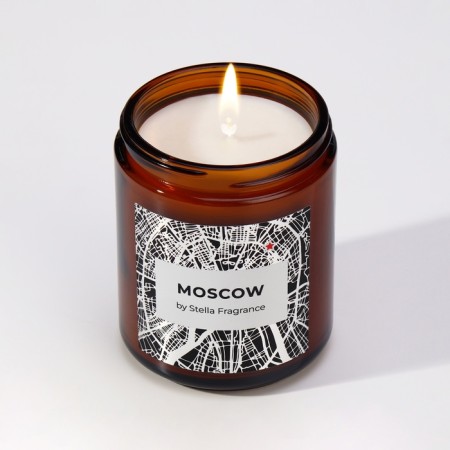 Aromatic candle in the Bank "Moscow", pomegranate, plum, 250 g-3