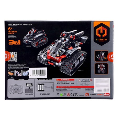 Radio -controlled designer "Robot Aliens", 3 assembly options, 419 parts-6