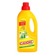 Gel Sanoks, a cleaning remedy for plumbing, 1.1 l