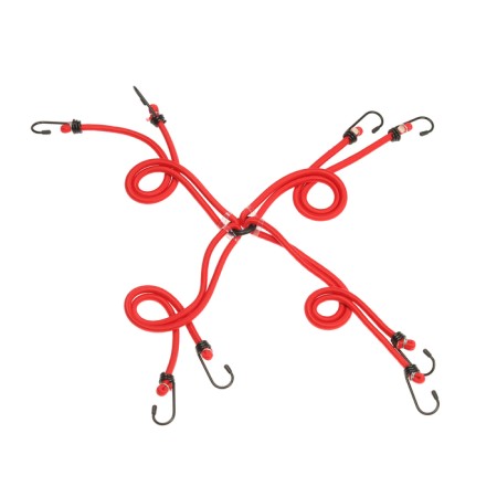 Glass for mounting baggage "Spider" 80 cm, d8 mm, metal hooks, set 4 pcs-1