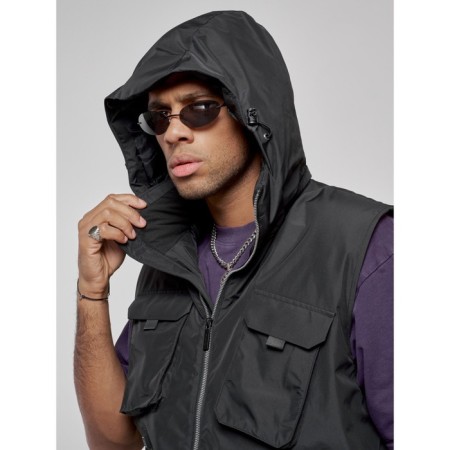 Luy jacket transformer male winter, size 52, black color-16