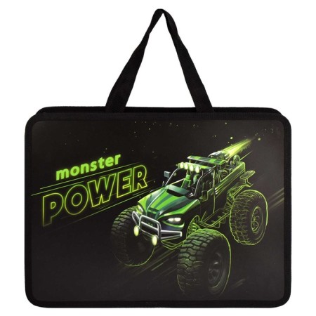 Folder with A4 handles, 340 x 250 x 95 mm, plastic, pens-shi, Phoenix "Monster Trek"-1