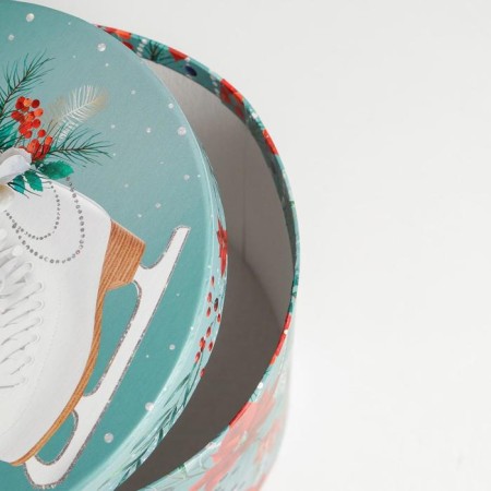 Gift box "Snezhnaya", 18 x 18 x 13 cm, new year-6