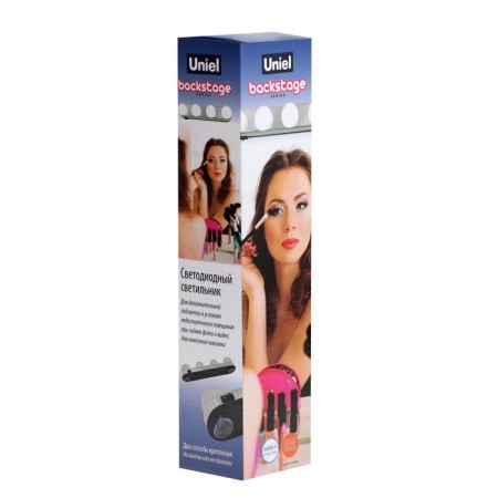 LED lamp Uniel ULM-F54-2W, 2 W, 360 LM, 4000K, 4AA, IP20, Chrome-6