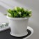 Pot with the Podon "Economy", 3 l, white color