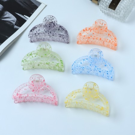 Hair crab "Madlen" arc Circle, 9 cm, mix-1