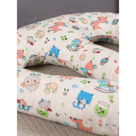 Pillow for twins "Toys", Hollofiber, Byaz-2