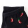 Women's socks "peppers", black color, size 23-25