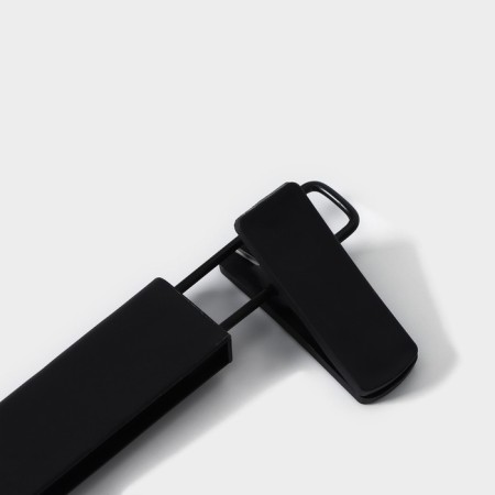 Pan for trousers and skirts with clamps 30 × 16.5 cm, Soft-Touch coating, black color-2