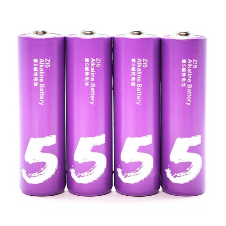 Battery Alkalin Xiaomi Zmi Rainbow Zi5, AA, LR6, Spike, 4 pcs, purple-1
