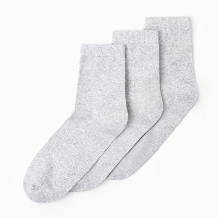 A set of male socks (3 pairs), gray color, rr 25-1