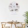 Wall watches with photo frames "Family", silent, 51.5 x 60.5 cm, aa