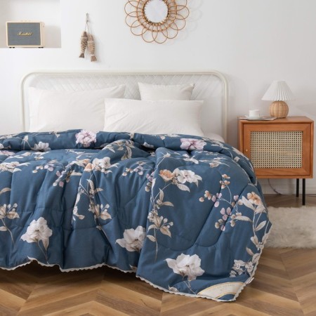 Dolly blanket, size 160x220 cm, blue color-3