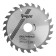 Disk of tundra wood, fast cut, 180 x 32 mm (rings at 22.20.16), 24 teeth