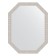 Mirror in the baguette frame, chrome mosaic 46 mm, 53x68 cm