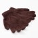 Children's gloves minku "plain", col. brown, rr 15 (6-8 years)