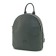 Women's backpack, genuine leather, black 22x10x25 cm