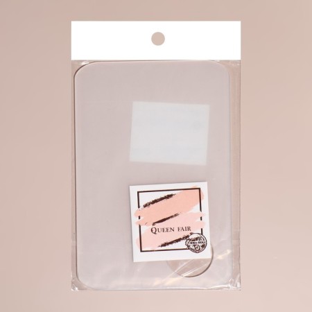 Palette for mixing cosmetics, 10 × 15 cm, with a hole, the color is a transparent matte-5