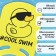 Swimming board "on the wave" "Duck", 36.5x26x2.8 cm