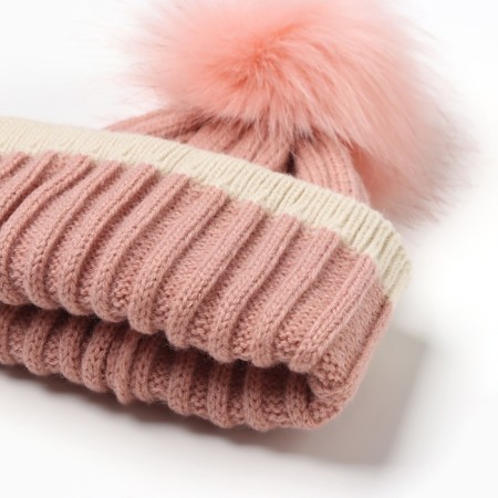 Women's hat minku, pink color, rr 58-60-4