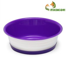 The bowl weighed color, with a silicone base, 300 ml, blue